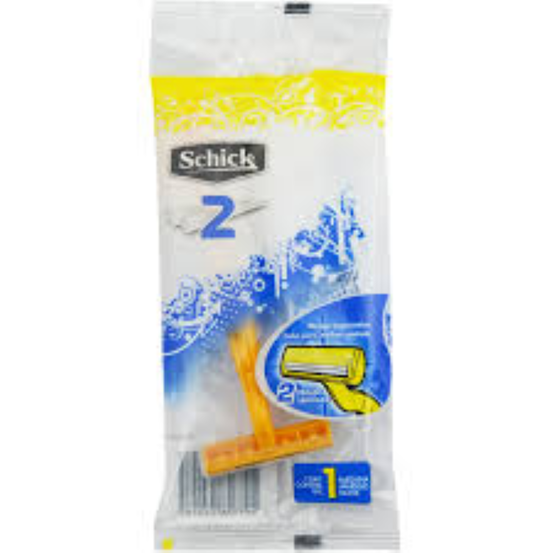 SCHICK 2 MEN YELLOW
